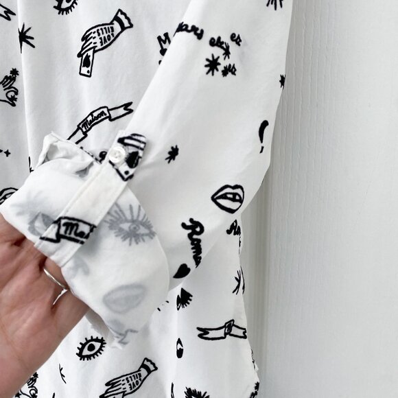 Max Jeans - Funky Print Longsleeve Button Shirt - Picture 3 of 5